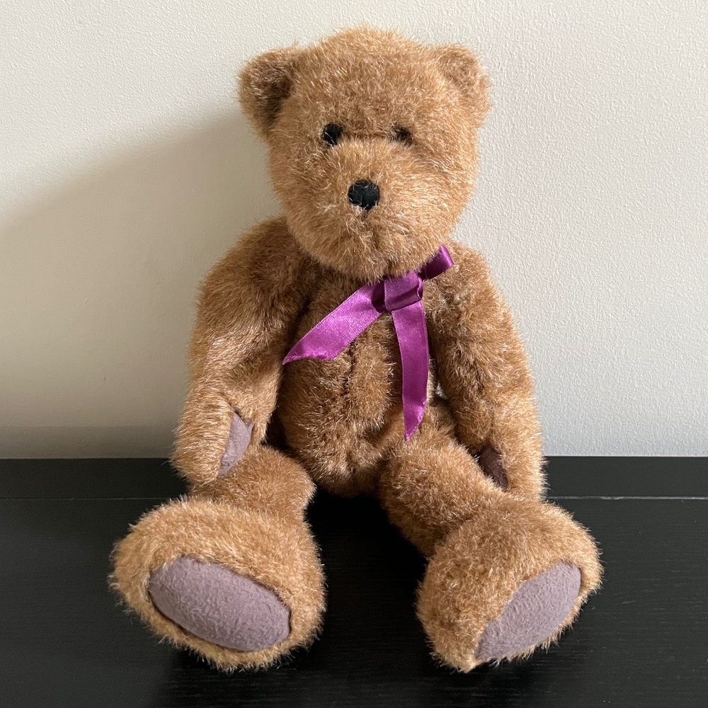 Vintage The Boyds Collection Beads Series Brown Teddy Bear 17"
